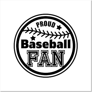 Proud Baseball Fan, Sports Gift Posters and Art